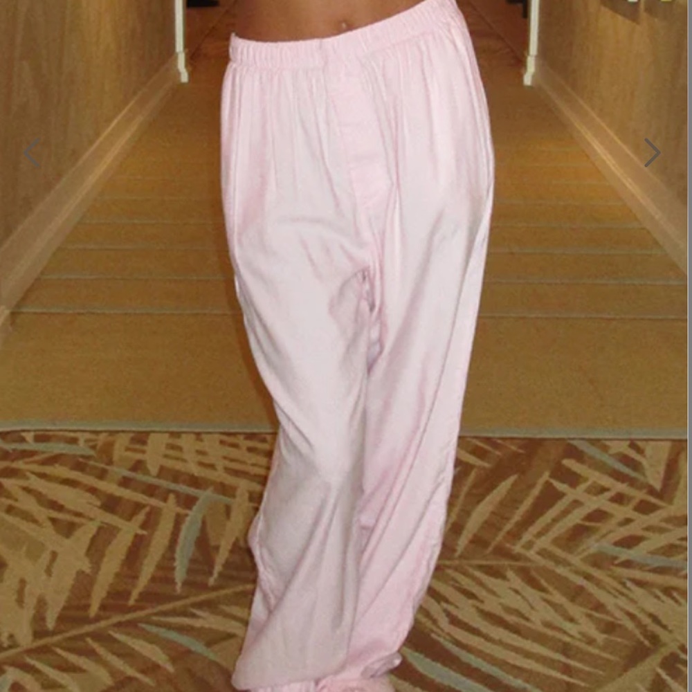 SKIMS HOTEL COLLECTION PINK PAJAMA PANTS SIZE SMALL
